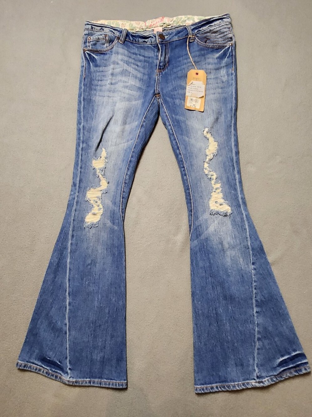 O'Neill Y2K Women’s Flare Blue Jeans Mid Rise SZ 9